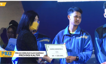 SMA NEGERI 2 SEBULU JUARA HARAPAN II LOMBA SUMPIT PADA PEKAN KEBUDAYAAN DAERAH KALTIM 2022